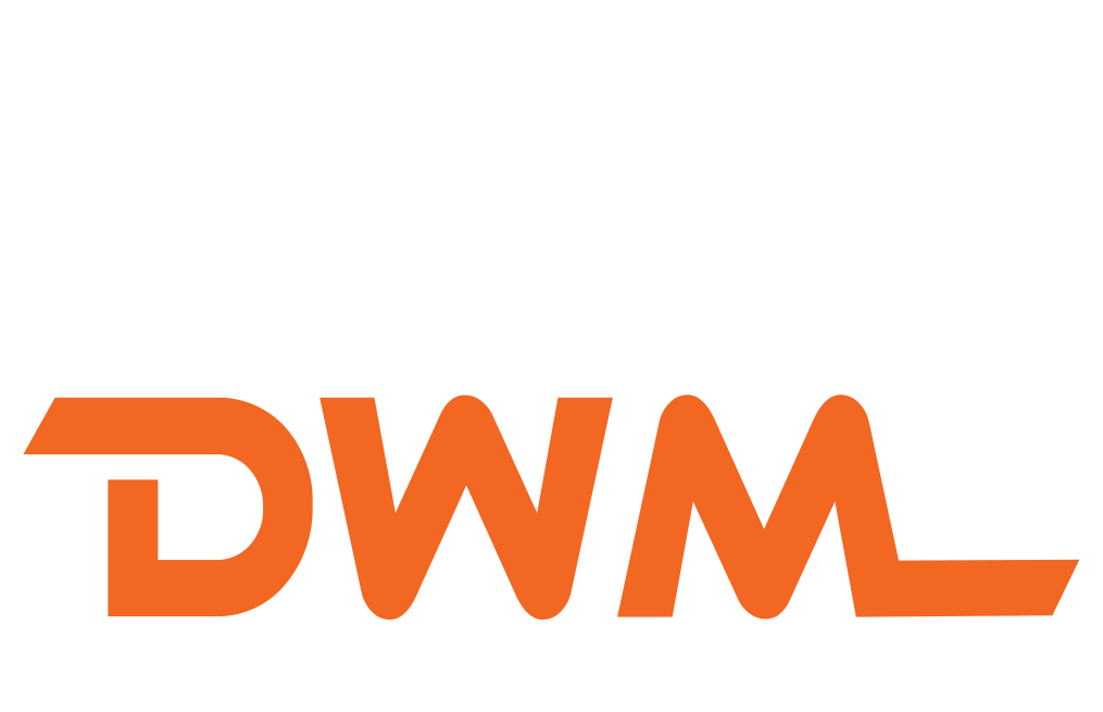 DWM logo - White/Orange